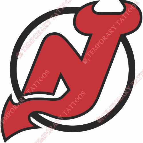 New Jersey Devils Customize Temporary Tattoos Stickers NO.222